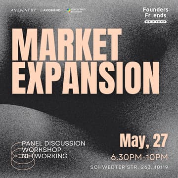 Cover Image for Founders & Friends Berlin Meetup - Market Expansion