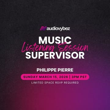 Cover Image for Music Supervisor Listening Session: Philippe Pierre