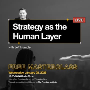Cover Image for FREE MASTERCLASS: Strategy as the Human Layer