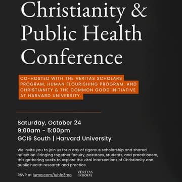 Cover Image for Christianity & Public Health Conference