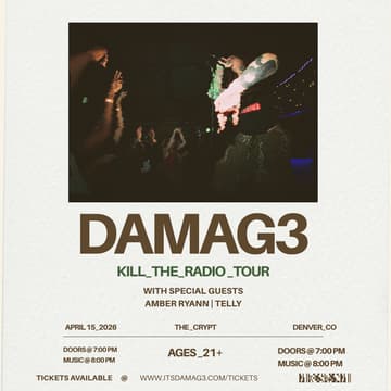 Cover Image for DAMAG3 in Denver!