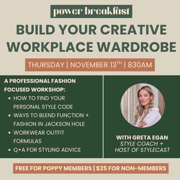 Cover Image for Power Breakfast: Build Your Creative Workplace Wardrobe