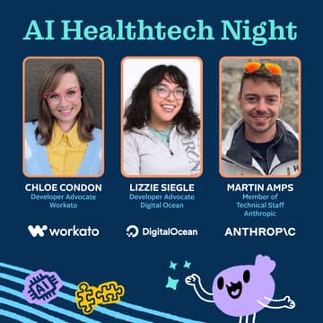 Cover Image for AI Healthtech Night | Anthropic, DigitalOcean, & Workato