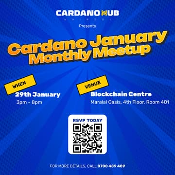 Cover Image for Cardano January Monthly Meetup