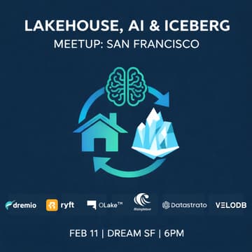 Cover Image for Lakehouse, AI and Iceberg Meetup: San Francisco
