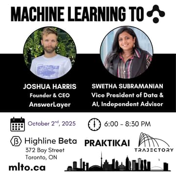 Cover Image for Machine Learning Toronto (MLTO) - September 2025