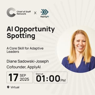 Cover Image for AI Opportunity Spotting: A Core Skill for Adaptive Leaders