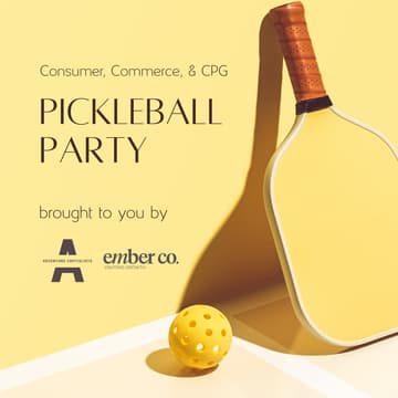 Cover Image for Consumer, Commerce, Creator, CPG Pickleball Party #AdventureCapitalists