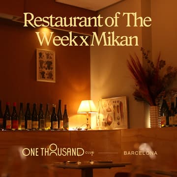 Cover Image for Restaurant of The Week x MIKAN