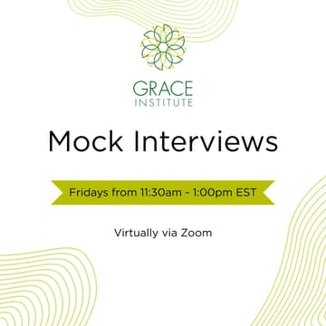 Cover Image for Grace Institute Virtual Mock Interviews