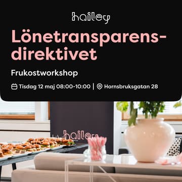 Cover Image for Frukostworkshop -  Lönetransparensdirektivet