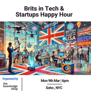 Cover Image for Brits in Tech & Startups - Happy Hour
