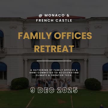 Cover Image for Family Offices - Monaco Grand Prix Drinks & French Castle Retreat