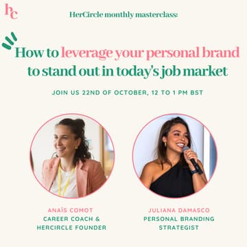 Cover Image for 🤸‍♀️ How to leverage your personal brand to stand out in today's job market with Juliana Damasco