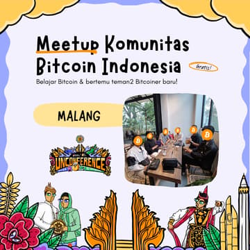 Cover Image for Bitcoin Indonesia Community Meetup Malang 08 Agustus 2026