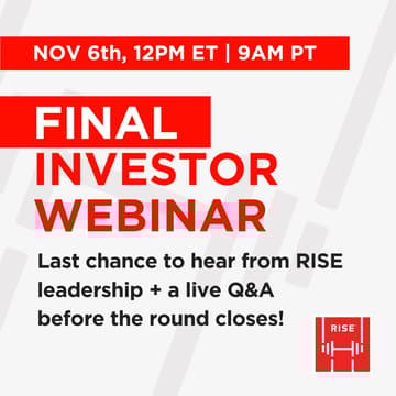 Cover Image for RISE Final Investor Webinar