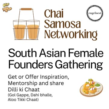 Cover Image for Berlin South Asian Female Founders meetup (Chai Samosa Networking #3) with Dilli ki Chaat
