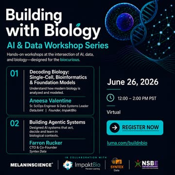 Cover Image for Building with Biology: AI & Data Workshops
