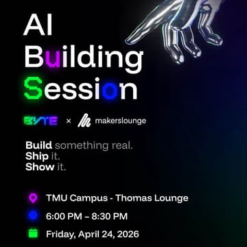 Cover Image for MakersLounge Toronto #10: Claude Code Workshop 🚀