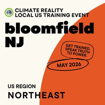 Cover Image for Bloomfield, NJ - Climate Reality Local Training Event