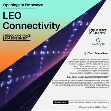 Cover Image for Technology Deep Dive: LEO Connectivity