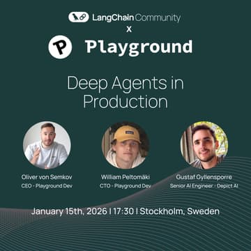 Cover Image for LangChain AI Agents Meetup - Deep Agents in Production