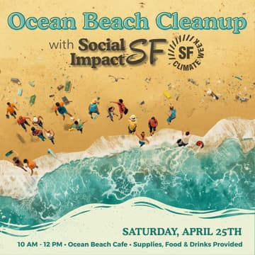 Cover Image for Social Impact SF Ocean Beach Cleanup