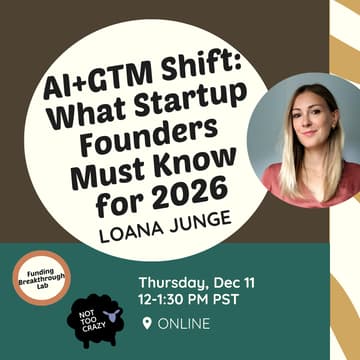 Cover Image for AI + GTM Shift: What Startup Founders Must Know for 2026