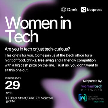 Cover Image for Women in Tech: Deck x Botpress