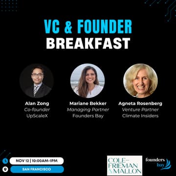 Cover Image for VC & Founder Breakfast