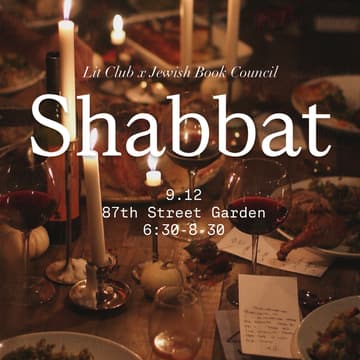 Cover Image for Literary Shabbat