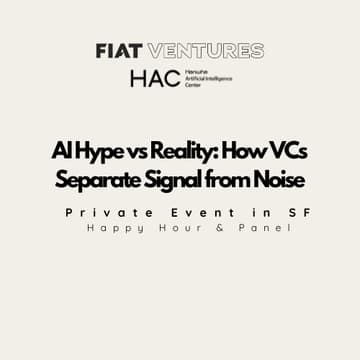 Cover Image for AI Hype vs Reality: Fiat Ventures & HAC Happy Hour