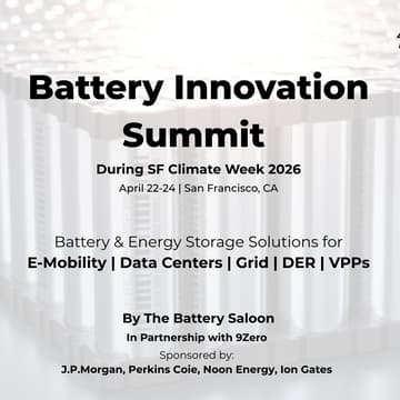 Cover Image for Battery Innovation Summit 2026, SFCW — April 22-24, 2026