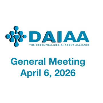 Cover Image for General Meeting #15 of the Decentralized AI Agent Alliance Featuring George Zeng, GM of NEAR AI