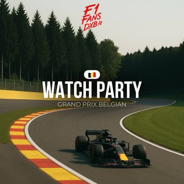 Cover Image for Formula 1 Watch Party 🏁 Grand Prix Belgian