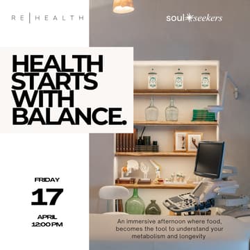 Cover Image for Longevity Sessions: RE|HEALTH Marbella × Soul Seekers 🌿🧬