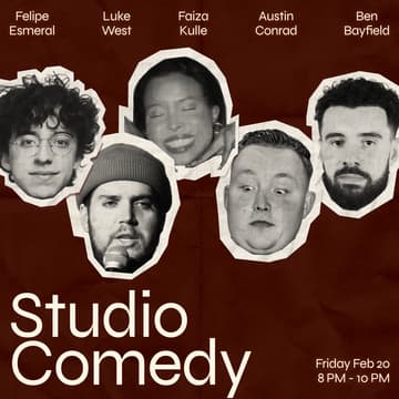 Cover Image for Studio Comedy Hosted by Luke West