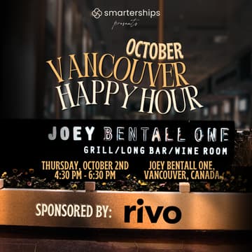 Cover Image for Smarterships Vancouver Happy Hour: Sponsored by Rivo