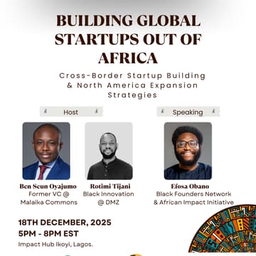 Cover Image for Building Global Startups out of Africa