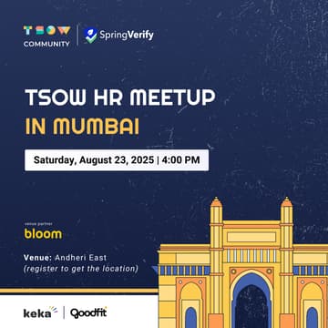 Cover Image for TSOW HR Meetup in Mumbai