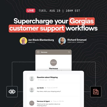 Cover Image for How to supercharge your Gorgias AI customer support with Voiceflow