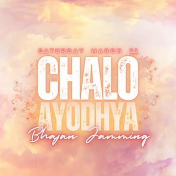 Cover Image for Chalo Ayodhya (March 21) in Brampton