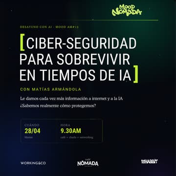 Cover Image for Nómada Mood AM #13 - Ciberseguridad en tiempos de AI