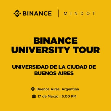 Cover Image for Binance University Tour | Universidad de la Ciudad de Buenos Aires