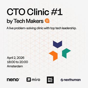 Cover Image for CTO Clinic#1: Live Problem-Solving Event w/Top Tech Leadership