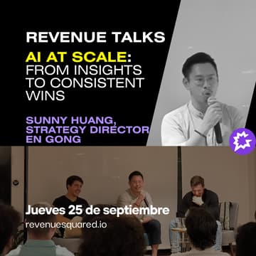 Cover Image for Revenue AI Talks: AI at Scale - como pasar de Insights a victorias consecutivas