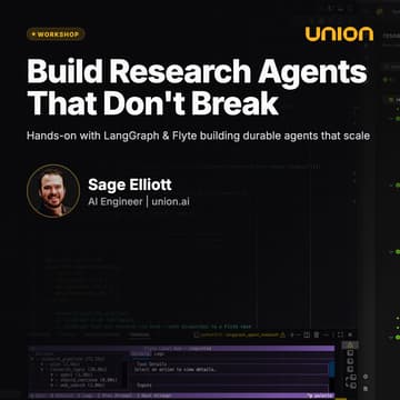 Cover Image for Build Research Agents That Don’t Break: LangGraph + Flyte