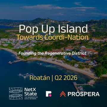 Cover Image for Pop-Up Island in Próspera | Founding the Regenerative District