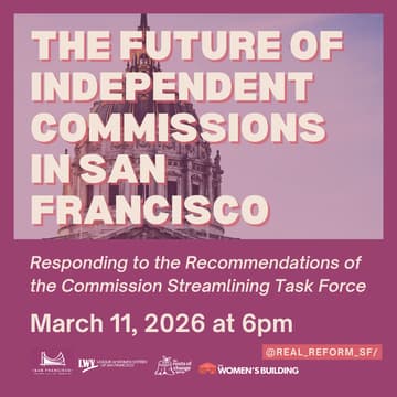 Cover Image for The Future of Independent Commissions in San Francisco
