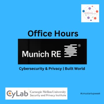 Cover Image for Office hours with Munich Re Ventures